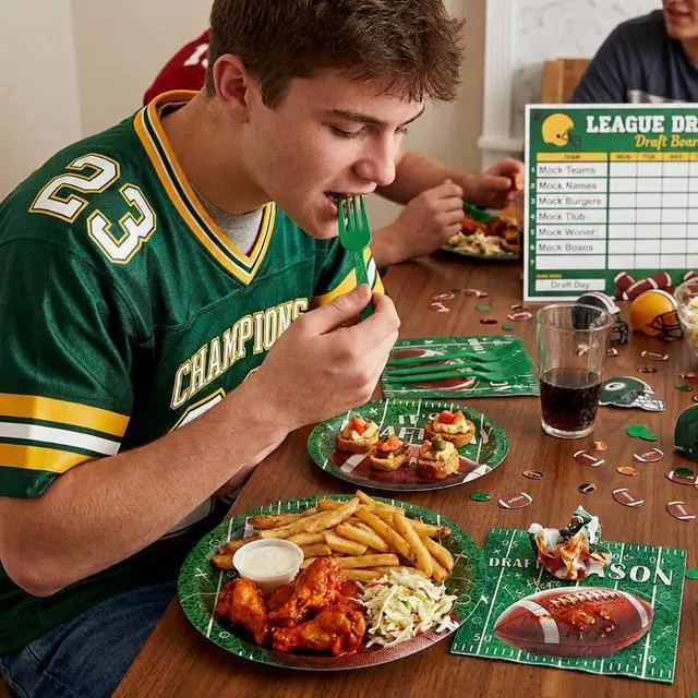 Alt view image 5 of 6 - Fantasy Football Party Decorations - 96 Pcs Draft Day Board 2026