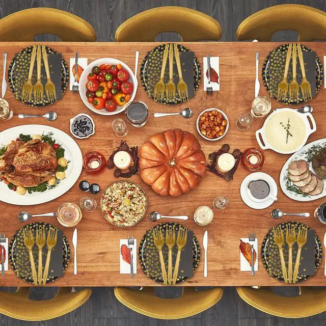 Alt view image 7 of 7 - 48PCS Black and Gold Plates and Napkins Party Supplies, Gold Dot Disposable Paper Plates and Napkins with Forks Tableware Set for Birthday Wedding Retirement Graduation Party Decorations 16 Guests