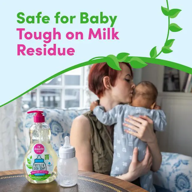 Alt view image 5 of 6 - Baby Fragrance-Free Foaming Baby Bottle & Dish Soap - 13 fl oz - Cleans Bottles, Sippy Cups, Pacifiers, Breast Pumps, & More - Gently Removes Milk Film & Odors - Fragrance Free