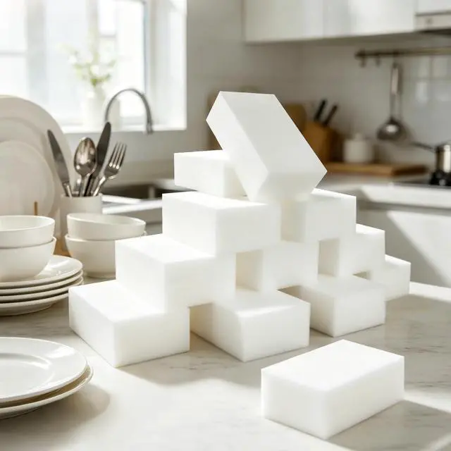 Main image of Extra Thick Melamine Foam Sponges, 10 Pack