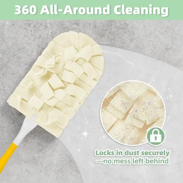 Alt view image 5 of 7 - 12 PCS Microfiber Reusable Duster Refills for Swiffer Duster