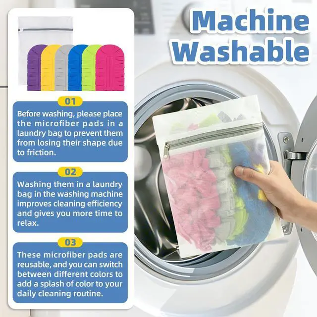 Alt view image 7 of 7 - Reusable Duster Refills, Washable Duster for Swiffer (6 PCS)