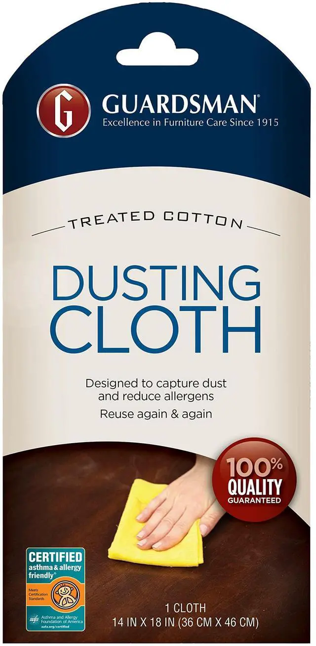 Main image of Wood Furniture Dusting Cloths - 1 Pre-Treated Cloth - Captures 2x The Dust of a Regular Cloth, Specially Treated, No Sprays or Odors - 462100