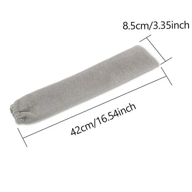 Alt view image 2 of 6 - 6 Pack Gap Dust Cleaner Refills, Microfiber Replacement Cloth Covers for Under Furniture Duster, Washable & Reusable Dusting Sleeves