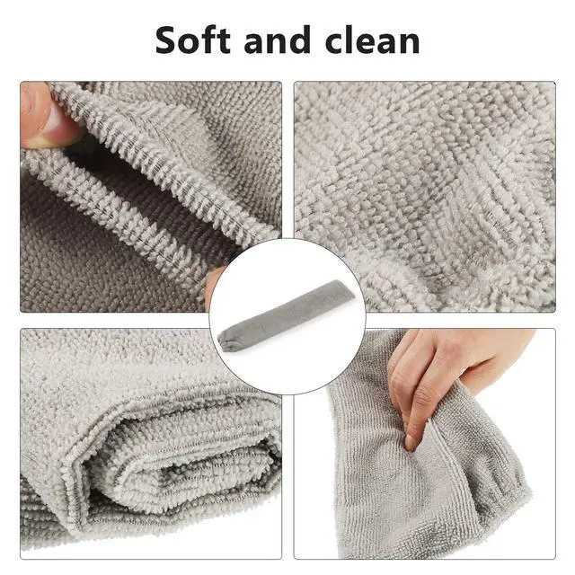 Alt view image 4 of 6 - 6 Pack Gap Dust Cleaner Refills, Microfiber Replacement Cloth Covers for Under Furniture Duster, Washable & Reusable Dusting Sleeves