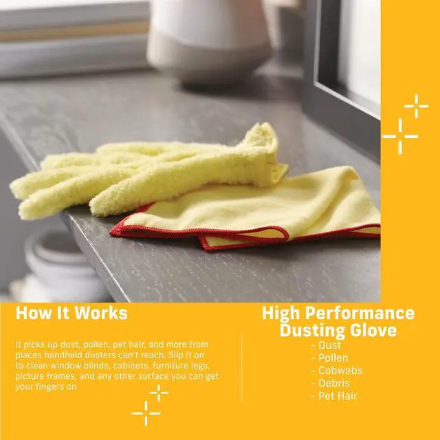 Alt view image 2 of 7 - High Performance Dusting Glove - Reusable - 1 Pack