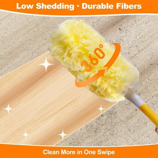 Alt view image 2 of 7 - 50 Count Heavy Duty Duster Refills Compatible with Swiffer Dusters