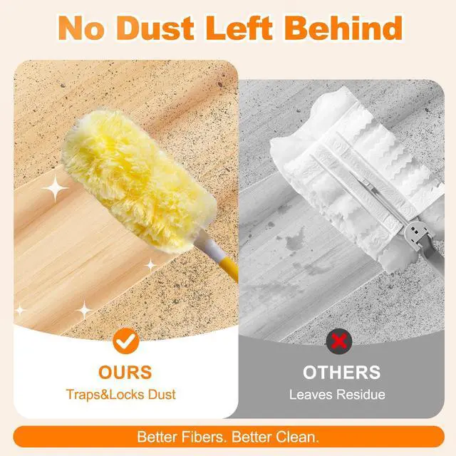 Alt view image 5 of 7 - 50 Count Heavy Duty Duster Refills Compatible with Swiffer Dusters