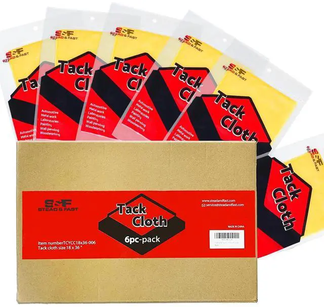 Main image of Tack Cloth, 6 Pack, for Woodworking and Painting