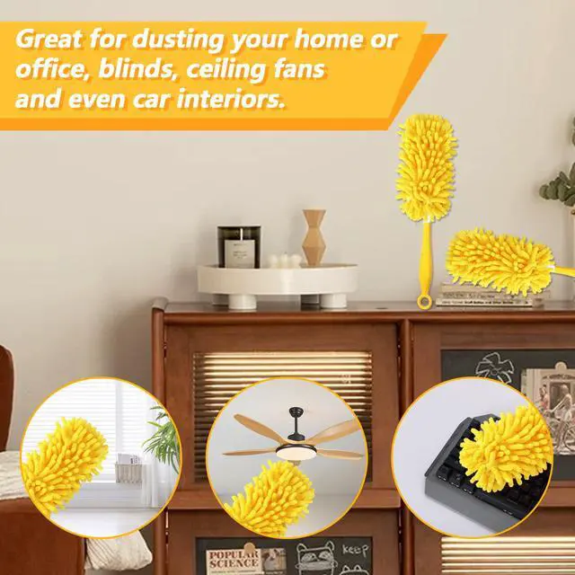 Alt view image 4 of 7 - Reusable Chenille Duster Refill Compatible with Swiffer Duster
