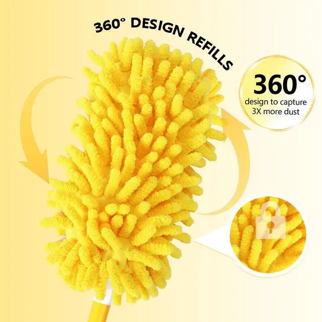 Alt view image 7 of 7 - Reusable Chenille Duster Refill Compatible with Swiffer Duster