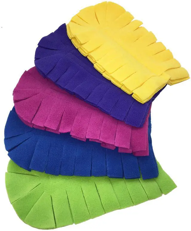Main image of Fleece Refills for Swiffer Hand Duster - Reusable, Dry Duster - 5-Pack Rainbow (Jewel)
