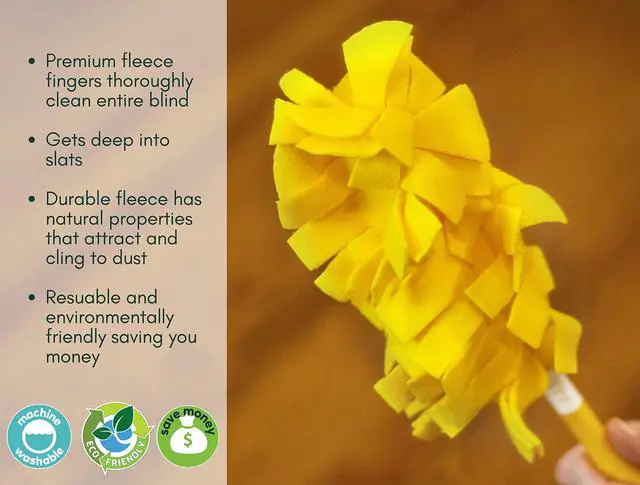 Alt view image 2 of 6 - Fleece Refills for Swiffer Hand Duster - Reusable, Dry Duster - 5-Pack Rainbow (Jewel)