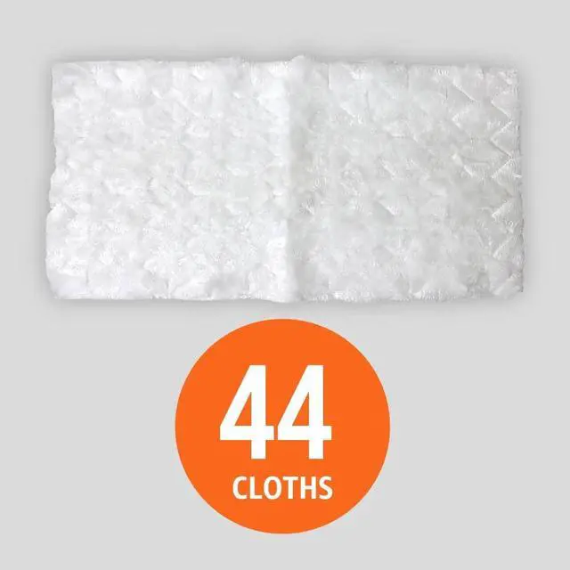 Alt view image 2 of 6 - Heavy Duty Dry Sweeping Cloths, Floor Cleaning, Multi-Surface, Disposable, Trap Dust, Dirt & Pet Hair, Fits Swiffer Sweeper Mop Heads, 44 Count