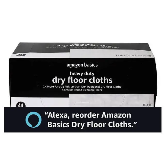 Alt view image 6 of 6 - Heavy Duty Dry Sweeping Cloths, Floor Cleaning, Multi-Surface, Disposable, Trap Dust, Dirt & Pet Hair, Fits Swiffer Sweeper Mop Heads, 44 Count