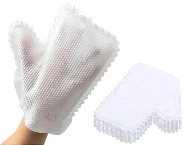 Main image of 20 Pcs Home Dust Removal Gloves, Non Woven Gloves, Dry And Wet Dual-Purpose Cloth, Household Dishwashing And Dust Removal Cloth,Microfiber Fish Scale Cleaning Duster Glove, Disposable Cloth Gloves