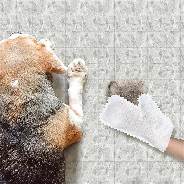 Alt view image 4 of 7 - 20 Pcs Home Dust Removal Gloves, Non Woven Gloves, Dry And Wet Dual-Purpose Cloth, Household Dishwashing And Dust Removal Cloth,Microfiber Fish Scale Cleaning Duster Glove, Disposable Cloth Gloves