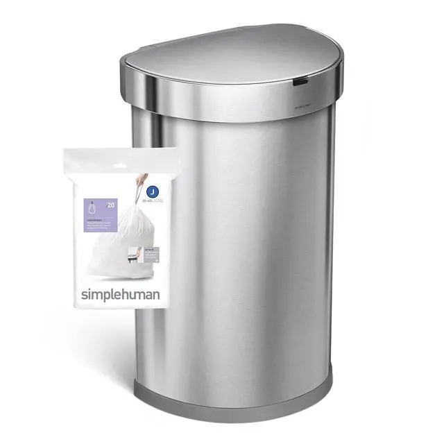 Alt view image 5 of 6 - J Custom Fit Trash Can Liner, 3 refill packs (60 Count), 30-45 Liter / 8-12 Gallon