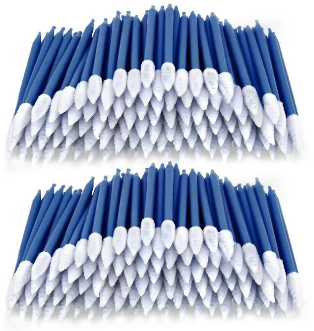 Main image of Electronics Cleaning swabs,Sponge tip Detail swabs, lint-Free Foam Swab (200pcs Navy Blue)