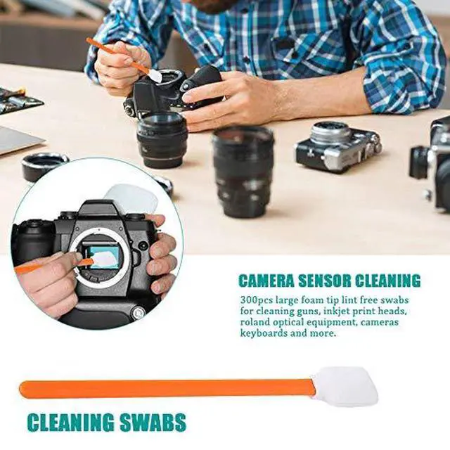 Alt view image 5 of 7 - 5.11" Foam Cleaning swabs,lint Free Foam Swab,for Electronics, Cameras, Optical Lenses or Inkjet Printers,DTF Printhead Cleaning50pcs