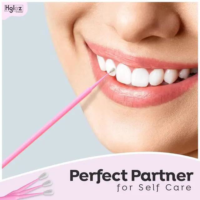 Alt view image 5 of 7 - Microswabs for Eyelash Extensions Pack of 500 in Pink 2mm Soft Micro Applicator Brush with Microfiber Wands Suitable for Cleaning and Applying Make-up