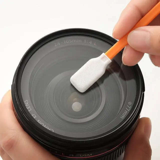 Alt view image 5 of 7 - Cleaning Lab Swab Kit 100 PCS Microfiber Knitted Polyester Cleaning Sticks Professional Lint Free Lab Swabs for Printer, Gun, Optics Lens, Camera, Arts and Crafts, Automotive Detailing (5 Sizes)
