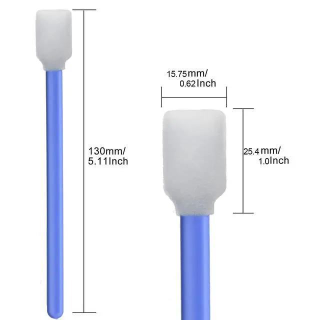 Alt view image 5 of 7 - Cleaning swabs, Optical Lens, Sewing Machine Cleaning swabslint Free Foam Printer swabs,50 per Pack