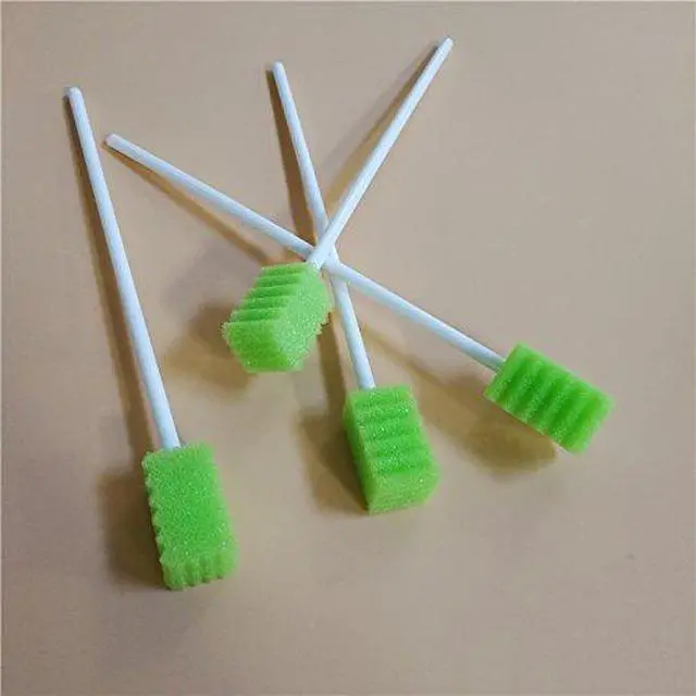 Alt view image 2 of 3 - Dental Swabs Unflavored Swabsticks-Oral Cavity Cleaning Mouth Swab, Tooth Shaped, Untreated Unflavored, Box of 150 Counts