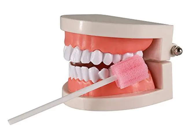 Alt view image 5 of 7 - 100PCS Disposable Mouth Swabs Sponge-Unflavored & Sterile Oral Swabs