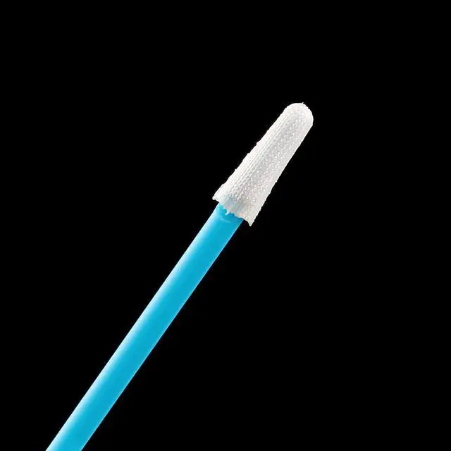 Alt view image 6 of 7 - Polyester Swabs Pointed Tips Microfiber (200 pcs, 73mm/2.9" Length, 3.2mm/0.12" Head Width, Blue) Multi-Purpose Precision Swabs for Inkjet Printers, PCB, Crafts, etc.