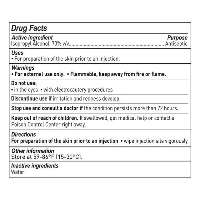 Alt view image 7 of 7 - Isopropyl Alcohol Swabsticks Sterile, 3 Per Packs, 75 Swabs