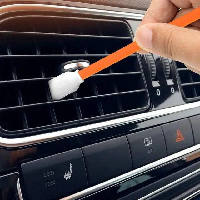 Alt view image 5 of 7 - Foam Cleaning Swabs for Electronics, Cameras, Optics or Inkjet Printers, Foam Swabs, Printhead Cleaning (100 Orange)