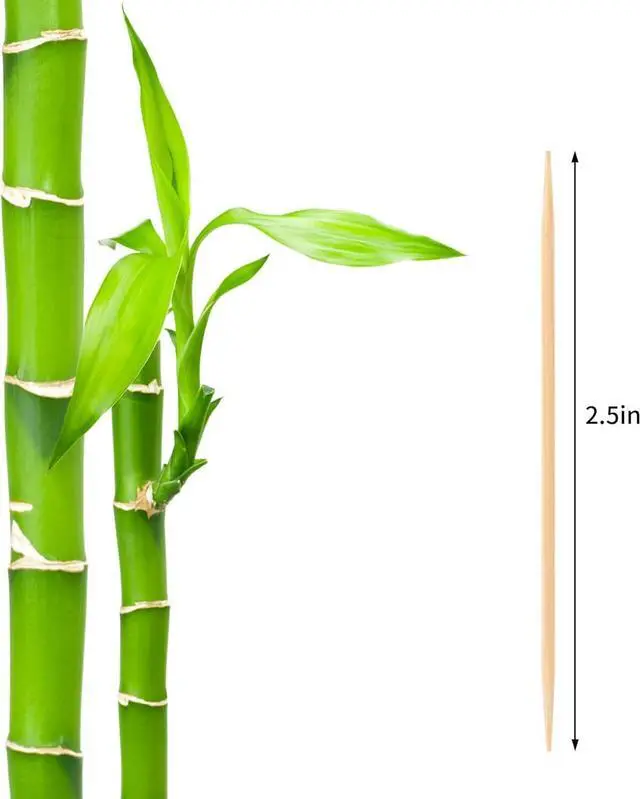 Alt view image 2 of 6 - Toothpick Holder with 550 Count Bamboo Toothpicks