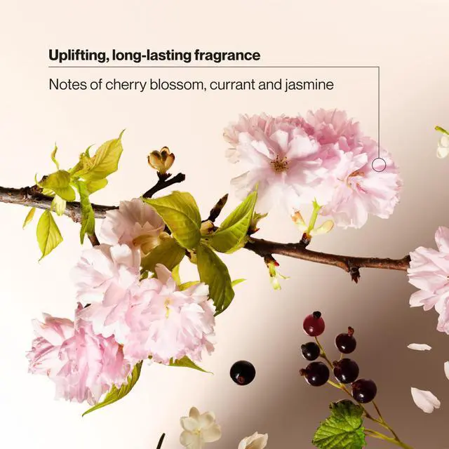 Alt view image 5 of 7 - Wild Cherry Blossom Moisturizing Body Wash with Glycerin & Vitamin E, Hydrating Skin Cleanser For Soft, Smooth Skin, Long Lasting Scent, Paraben Free, 18 FL OZ