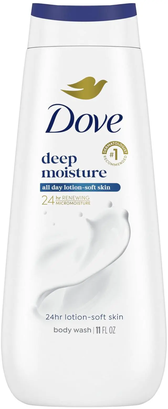 Main image of Body Wash Deep Moisture for 24hr Lotion-Soft Skin Moisturizing Skin Cleanser with No Sulfates No Parabens 11 oz