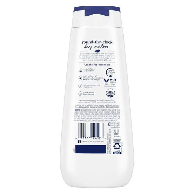 Alt view image 2 of 7 - Body Wash Deep Moisture for 24hr Lotion-Soft Skin Moisturizing Skin Cleanser with No Sulfates No Parabens 11 oz