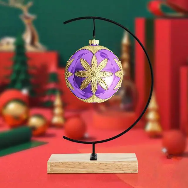 Alt view image 4 of 6 - Ornament Display Stand - Iron Pothook Stand for Hanging Glass Globe, Air Plant Terrarium, Witch Ball, Christmas Ornament and Home Wedding Decoration