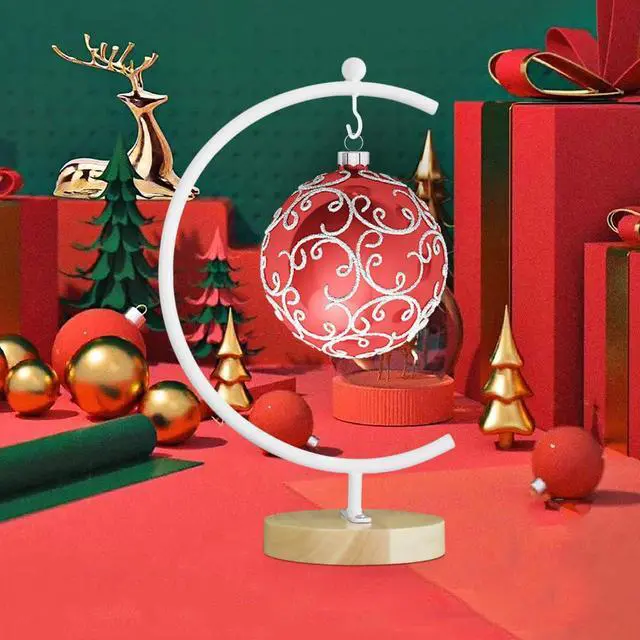 Alt view image 2 of 7 - Big Ornament Display Stand, Iron Pothook Stand for Hanging Glass Globe, Air Plant Terrarium, Witch Ball, Christmas Ornament and Home Wedding Decoration