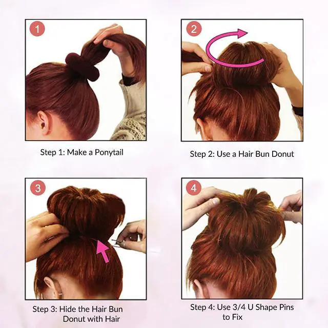Alt view image 5 of 7 - 2.4" U Shaped Hair Pins for Women, Bun Pins with Storage Box, Brown