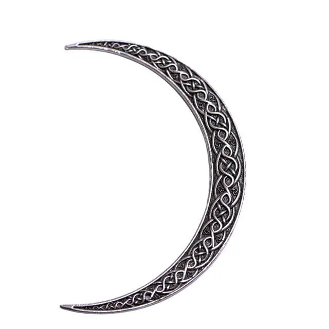 Alt view image 2 of 7 - 2PCS Viking Crescent Moon Hairpins For Women