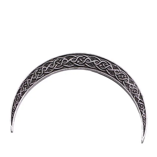 Alt view image 4 of 7 - 2PCS Viking Crescent Moon Hairpins For Women