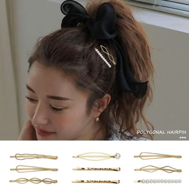 Alt view image 7 of 7 - 16Pcs Decorative Bobby Hair Pins Clip Accessory for Women Girl, Gold