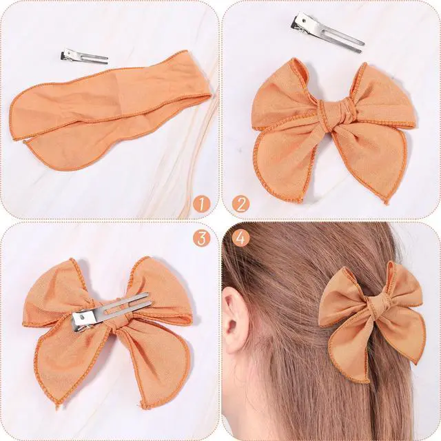 Alt view image 6 of 7 - 120pcs Double Prong Curl Clips, Metal Hairpins for Hair Styling and Bows, Salon-Grade Hair Clips for Curling (Silver)