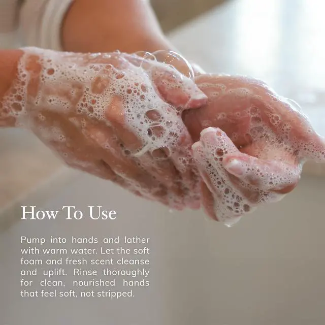 Alt view image 6 of 7 - Deep Steep Foaming Hand Wash, Pure Coconut, 8 oz Gentle Cleanser with Aloe, Argan Oil, Shea Butter & Hyaluronic Acid Vegan, Clean Beauty, Soft & Hydrated Hands