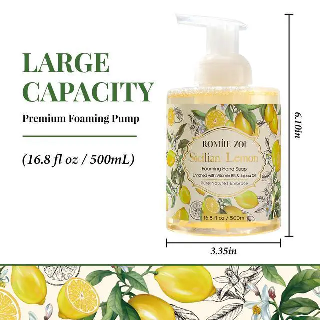 Alt view image 2 of 7 - Foaming Hand Soap, Sicilian Lemon, 500ml/ 16.8fl.oz