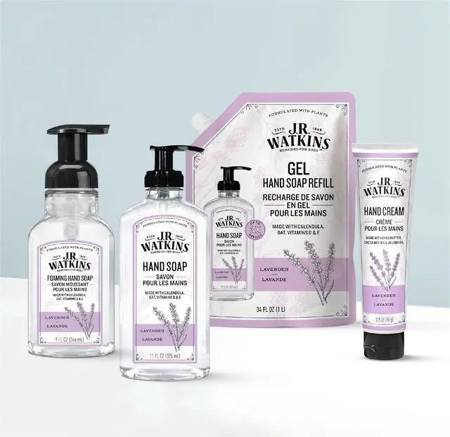 Alt view image 3 of 7 - Moisturizing Gel Hand Soap Dispenser 3 Pack, Lavender 11 fl oz