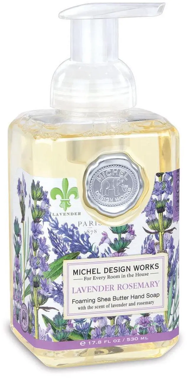 Main image of Foaming Hand Soap, Lavender Rosemary, with Soap Dispenser, 1-Pack, 17.8 Fl oz Each