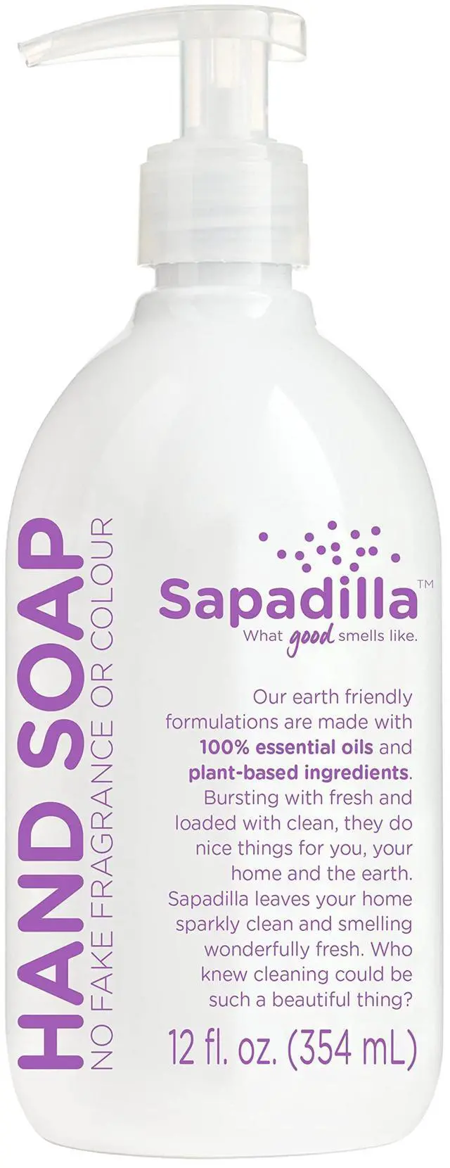 Main image of Liquid Hand Soap - Sweet Lavender + Lime - Made with 100% Pure Essential Oil Blends, Cleansing & Moisturizing, Aromatic & Fragrant Hand Soap, Plant Based, Biodegradable, 12 Ounce (Pack of 1)