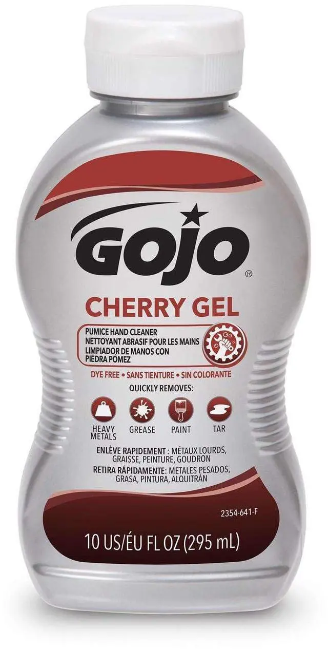 Main image of Cherry Gel Pumice Hand Cleaner, Cherry Scent, 10 Oz Bottle