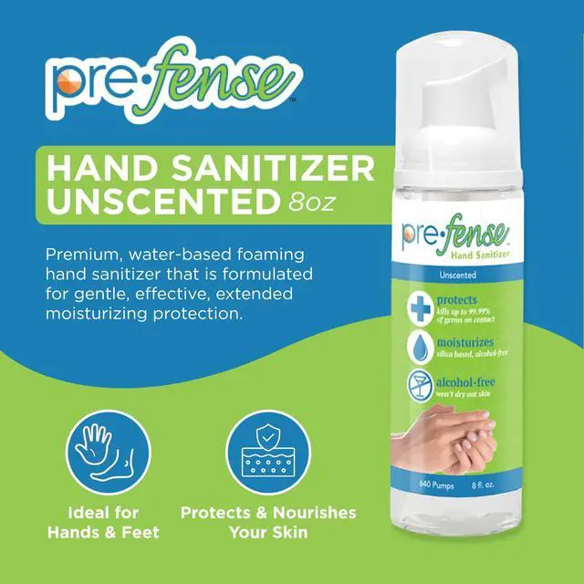 Alt view image 2 of 6 - - Foam Hand Sanitizer - Unscented - Everyday Size - 8 oz - 1 Pack
